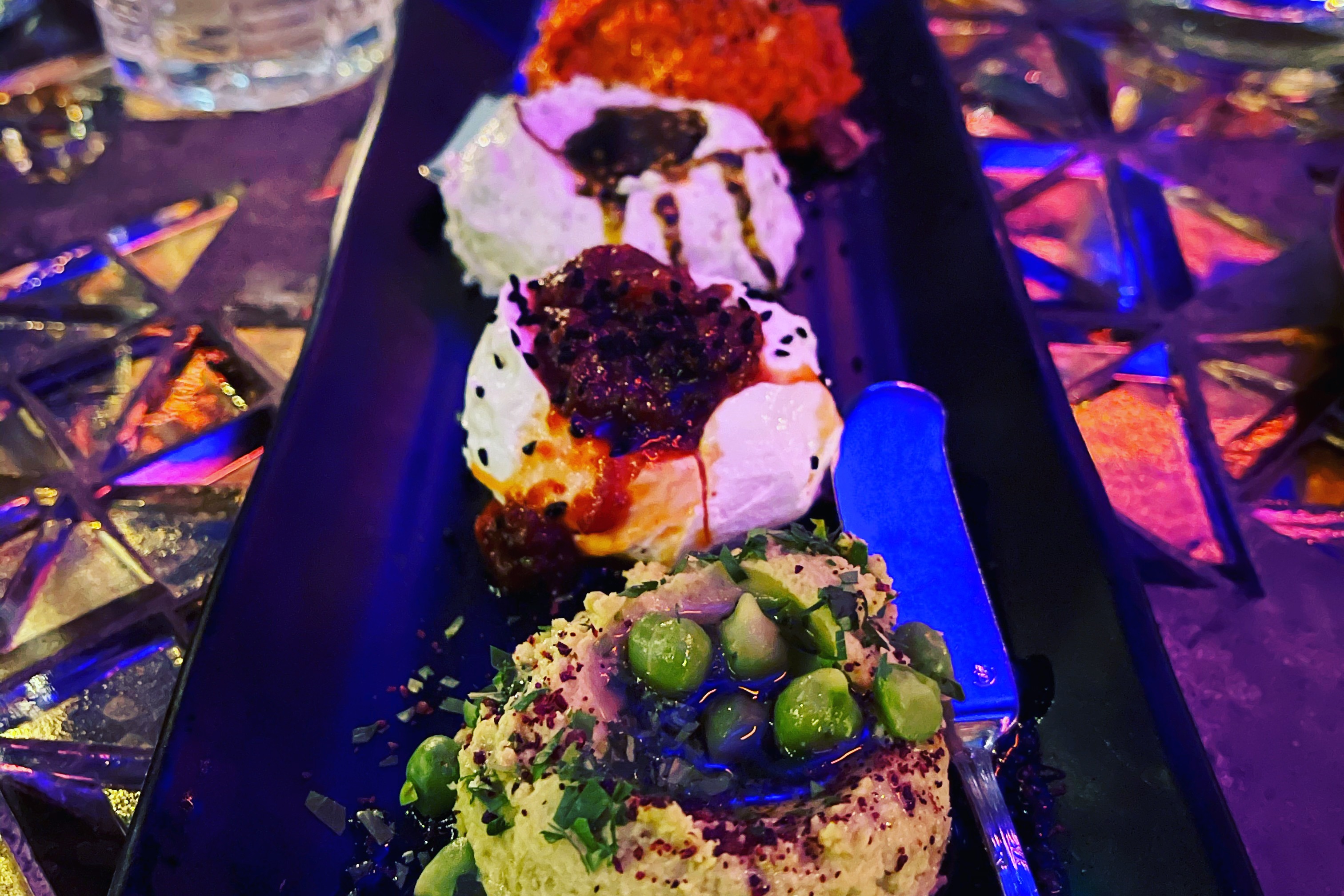 Mediterranean-inspired cuisine at Mbar.