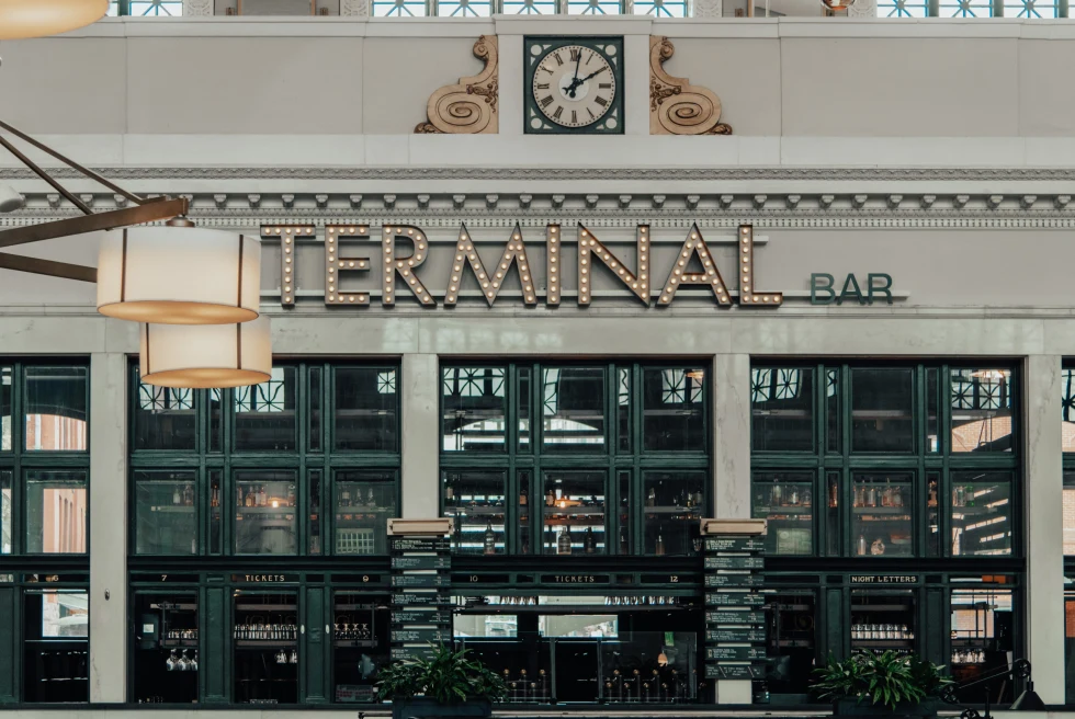 Terminal bar Denver from outside