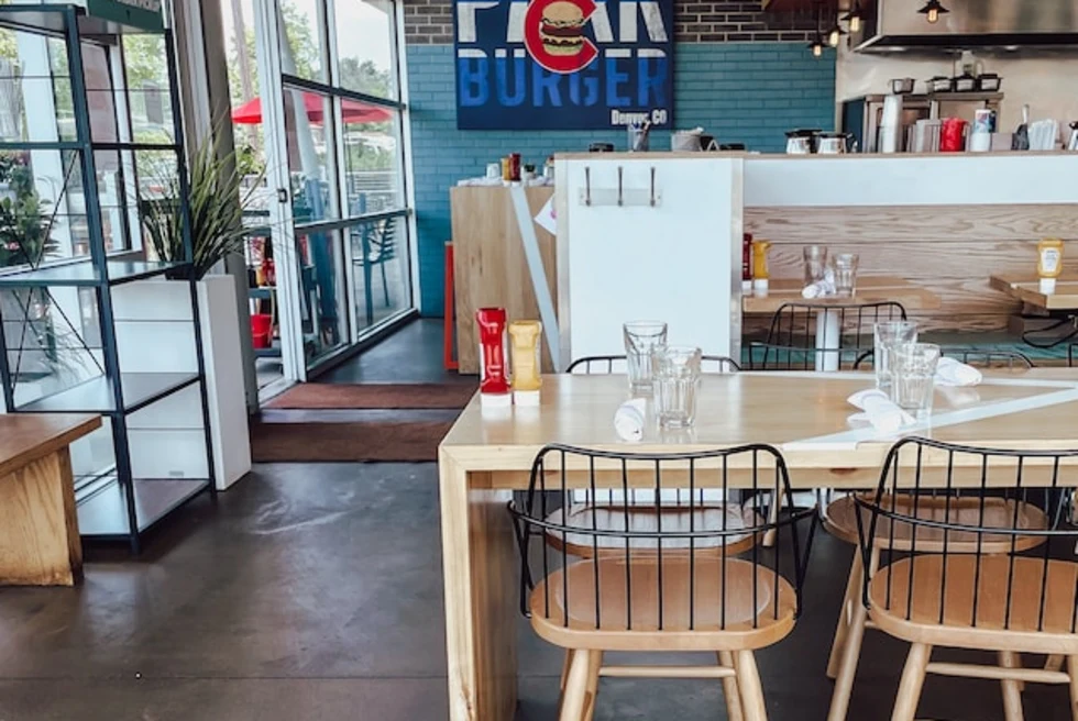 Inside of a cafe in Colorado