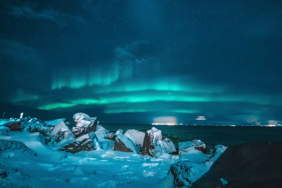 Northern Lights (aurora borealis) in Iceland