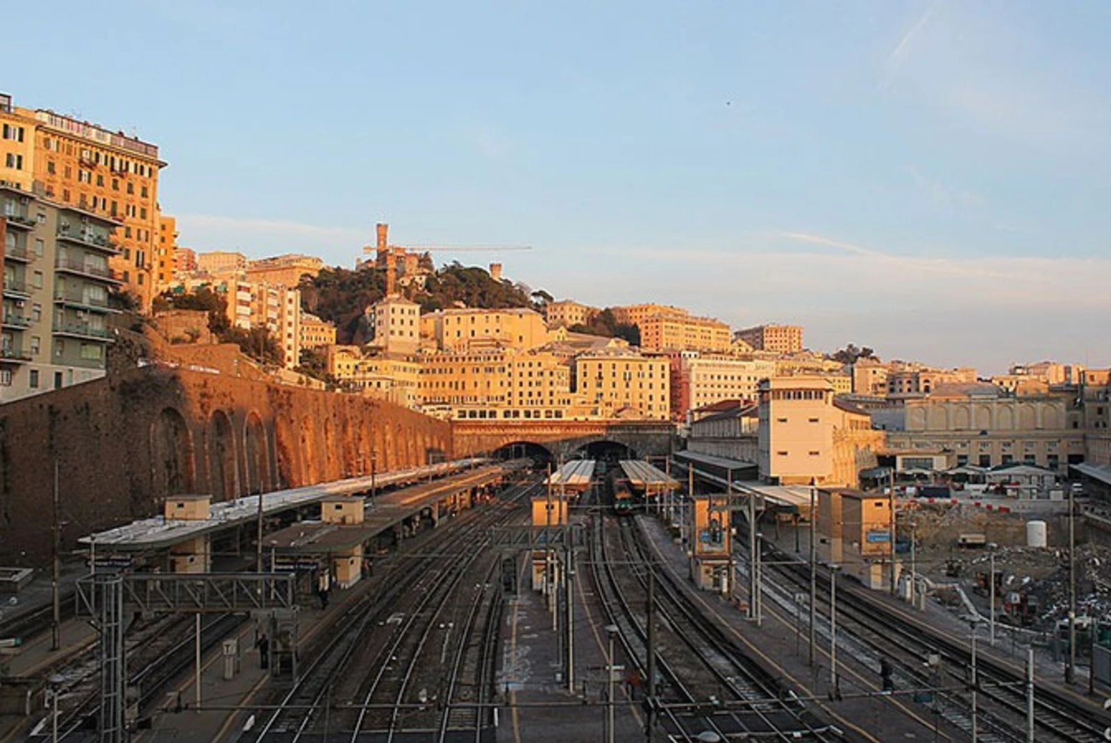 Genova Piazza Principe is the main train station of the city.