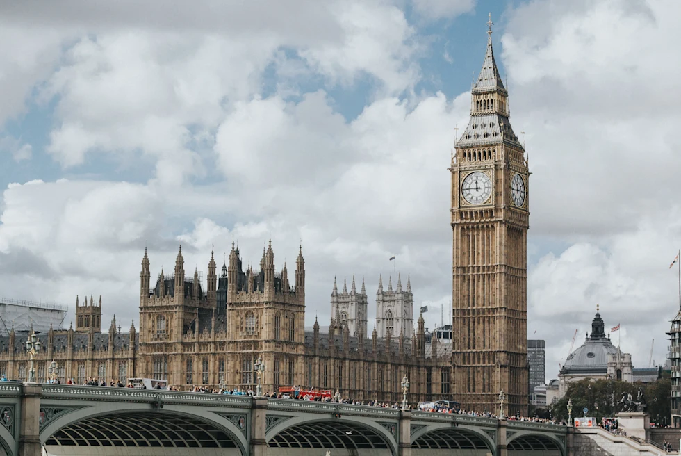 A photograph of Big Ben, London
