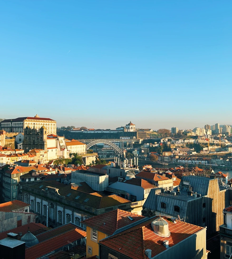 The beautiful cityscape of Porto.