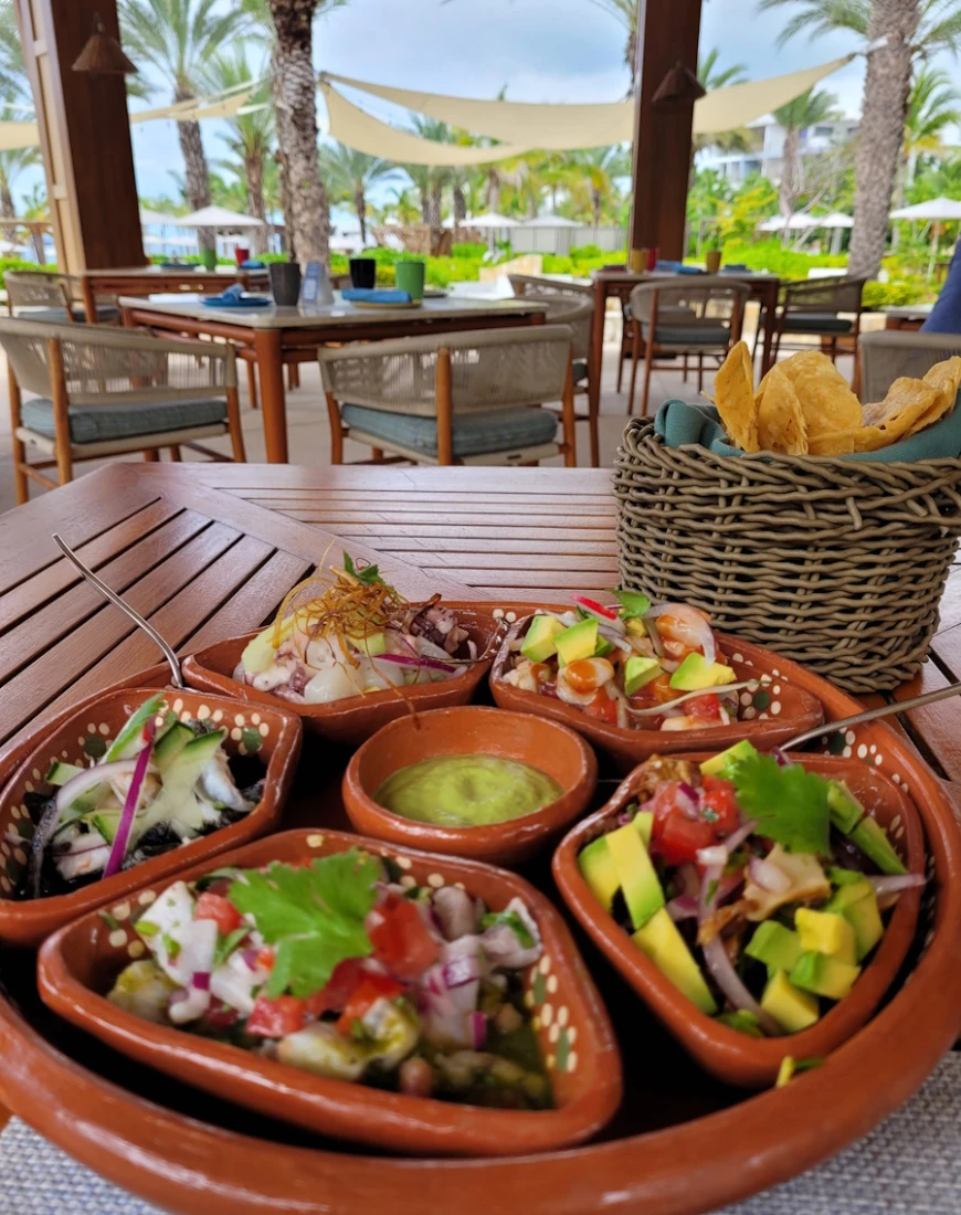 Mix Of Ceviches At Paleta By The Pool - Jason Kopka