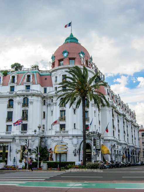 Hôtel Négresco on the Promenade des Anglais in Nice, France