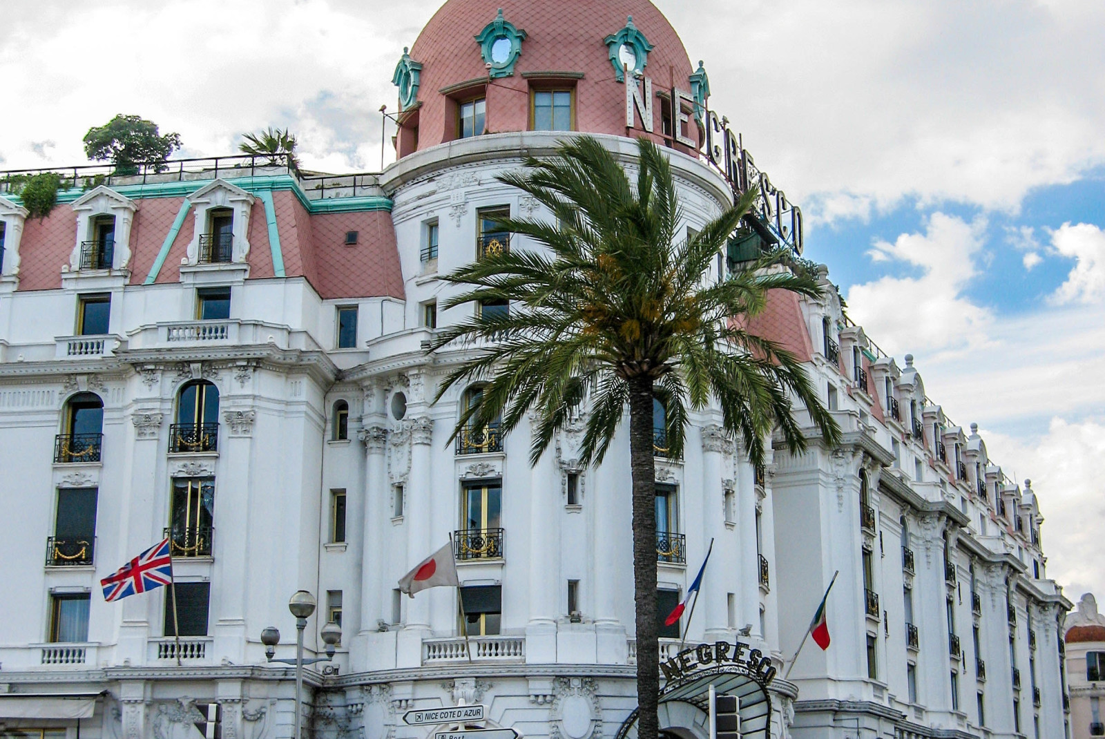 Hôtel Négresco on the Promenade des Anglais in Nice, France