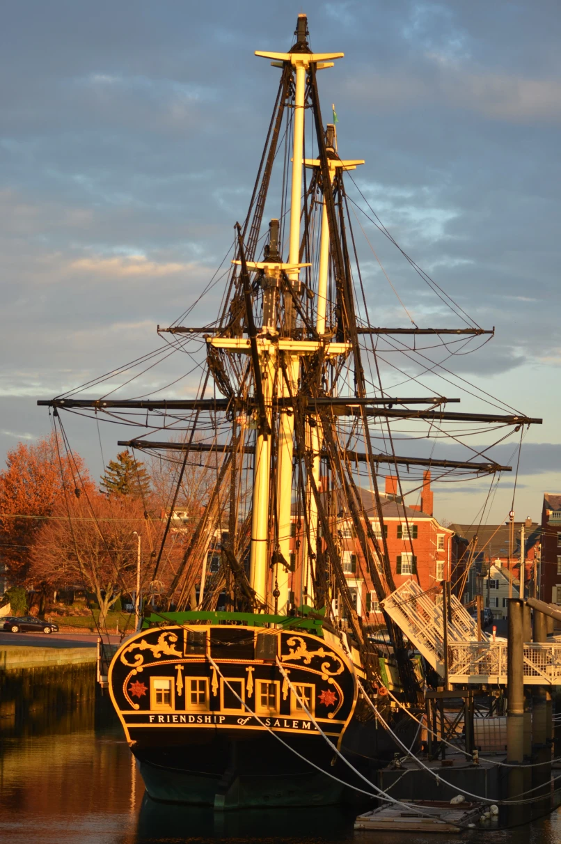 old wooden sail ship