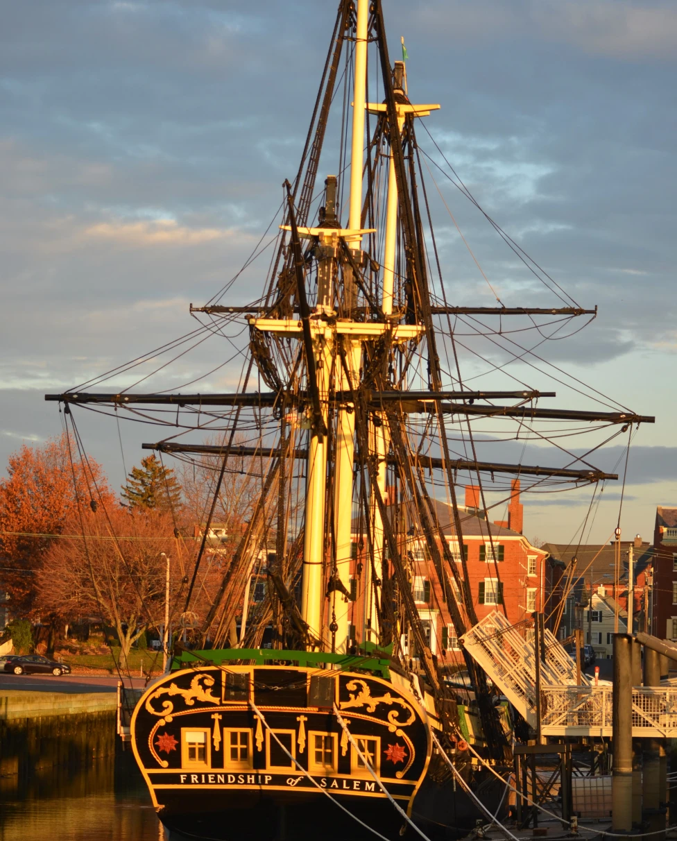 old wooden sail ship