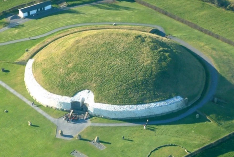 Newgrange in Ireland is an ancient marvel, a prehistoric passage tomb.