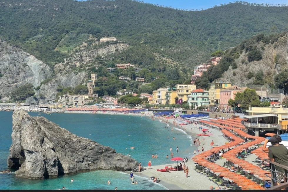 Monterosso al Mare is the largest town of the Cinque Terre.