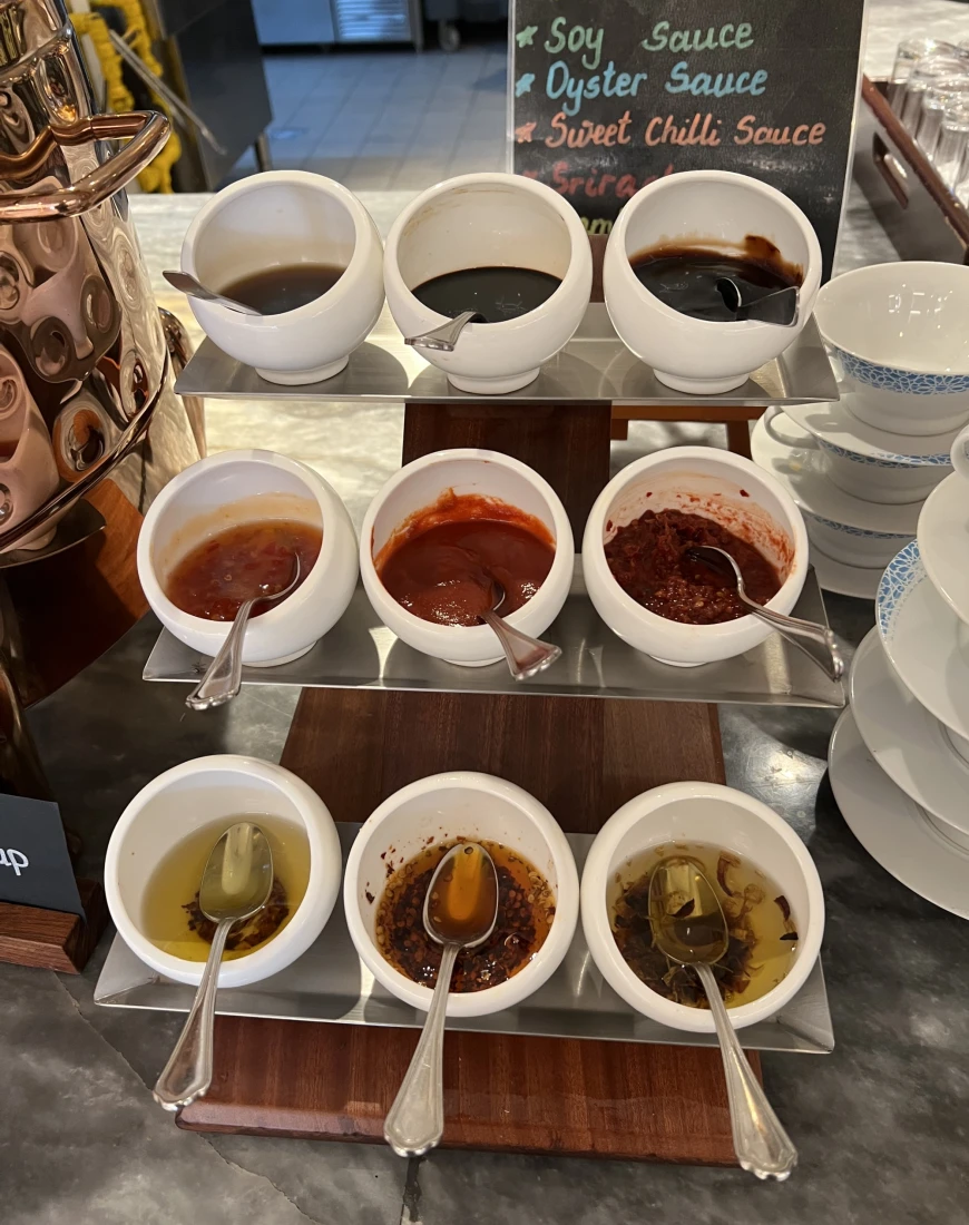 Al Bustan assorted sauces - Arun Sastry
