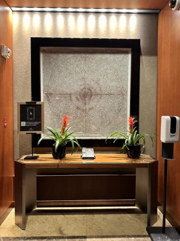 Hotel elevator lobby
