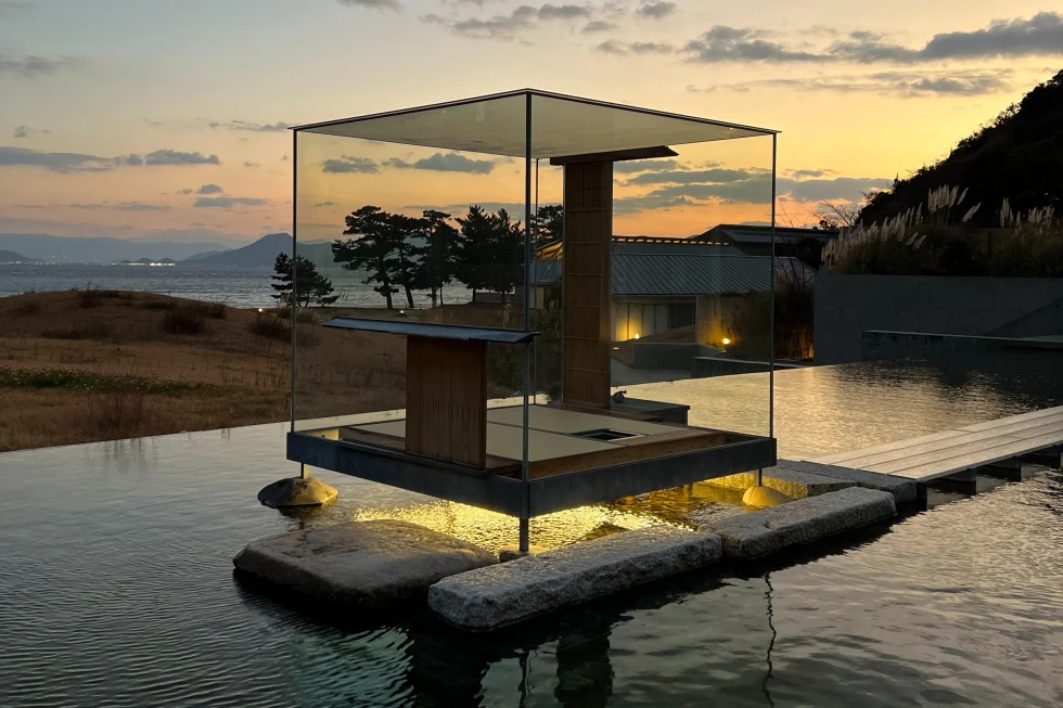 Benesse House is a contemporary art museum and resort hotel on Naoshima Island.