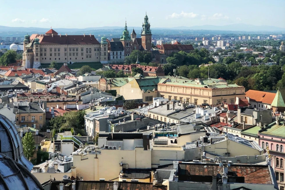 rooftop view of a large historic city during the day