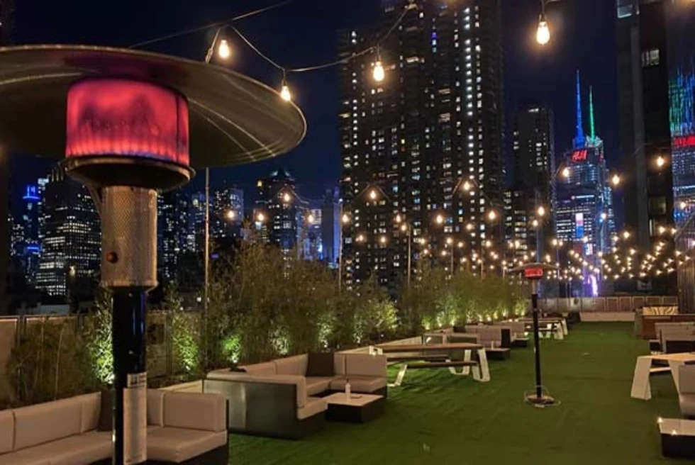 Enjoy the scenery at NYC Rooftop Cocktail Bar & Restaurant.