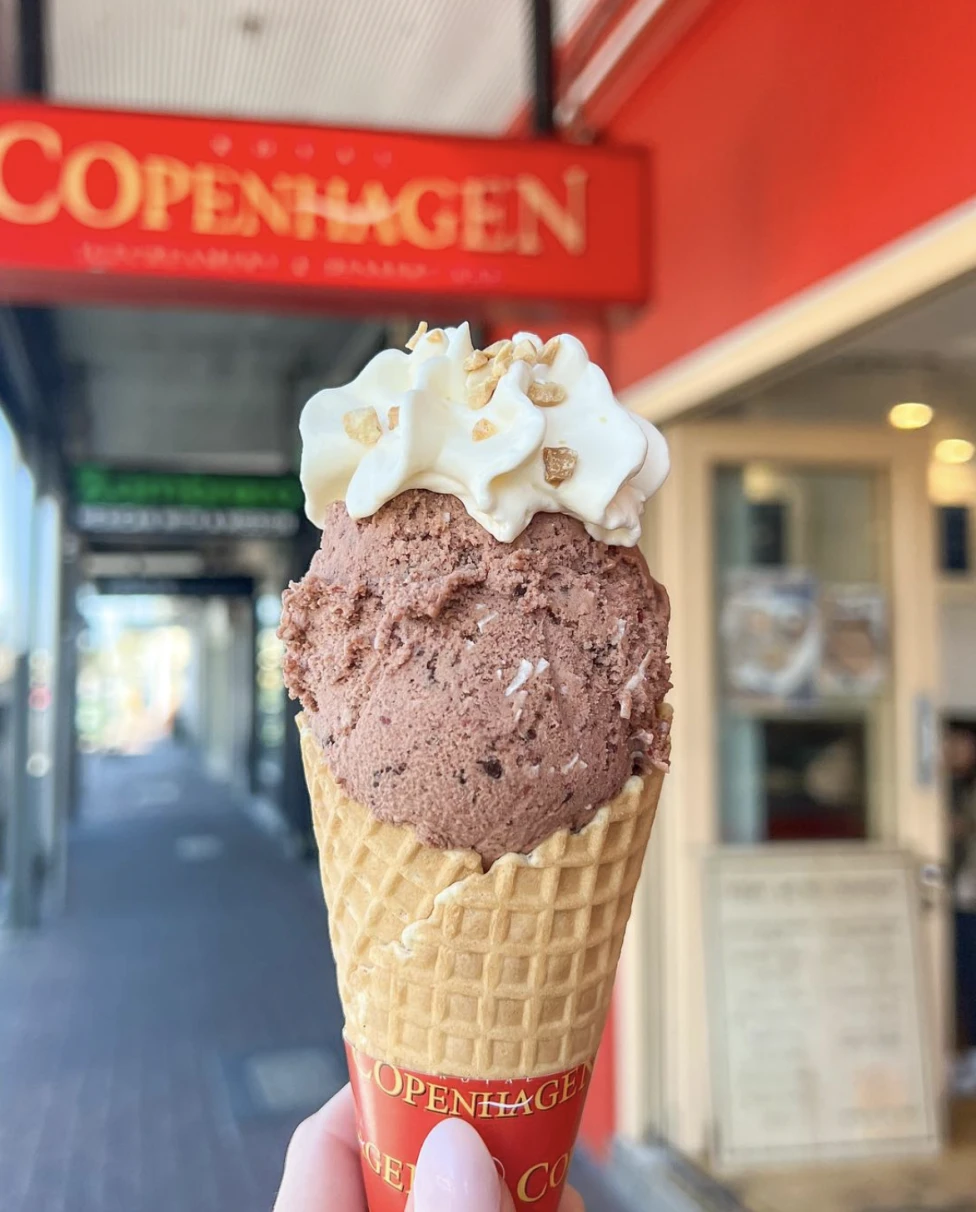 Delectable ice cream at Royal Copenhagen Ice Cream.