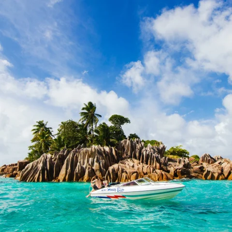 View of Seychelles island