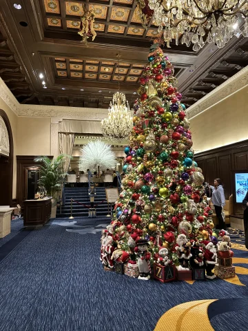 Drake Hotel Christmas Lobby