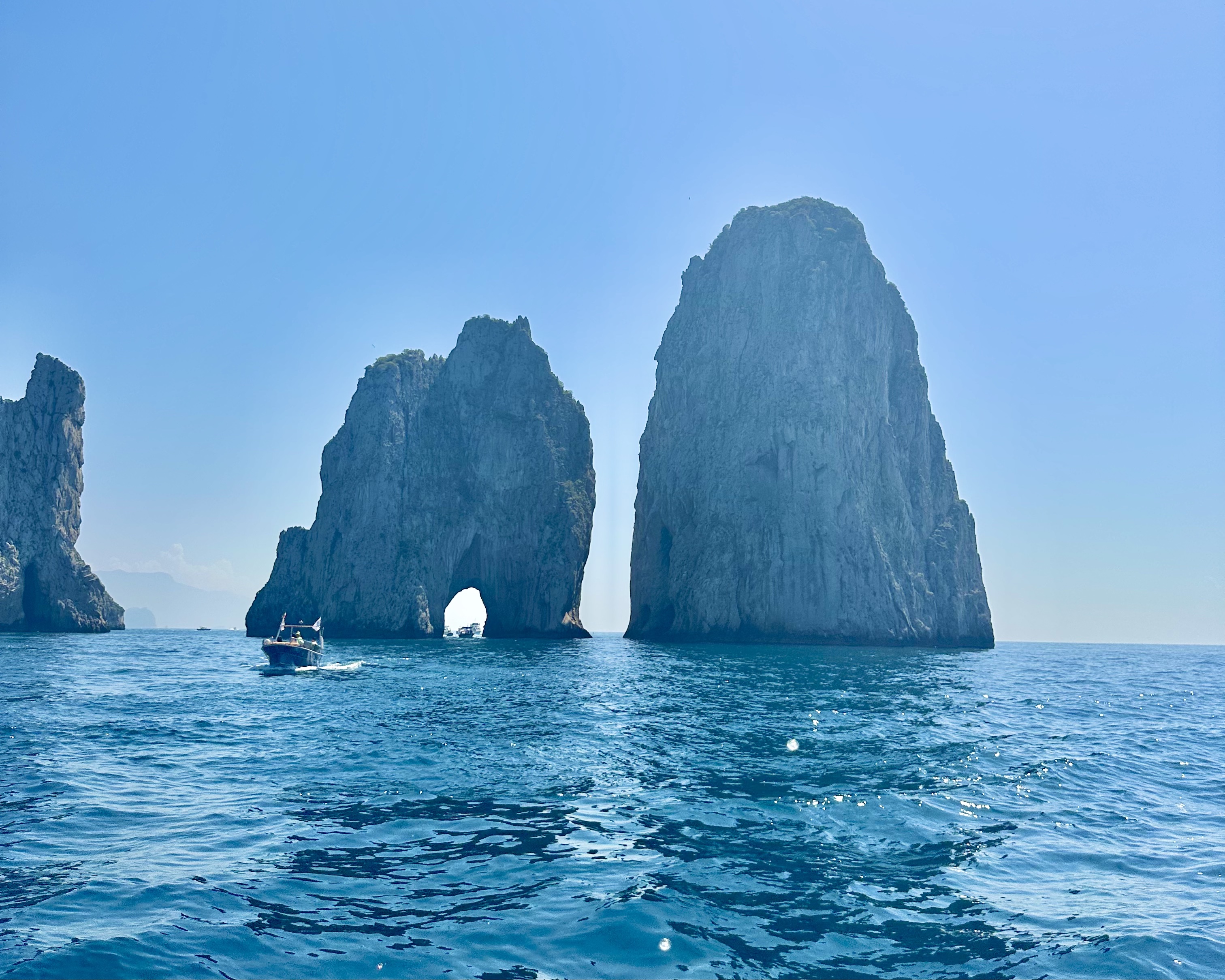 Cliffs in the sea