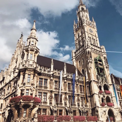 An ancient building in Munich
