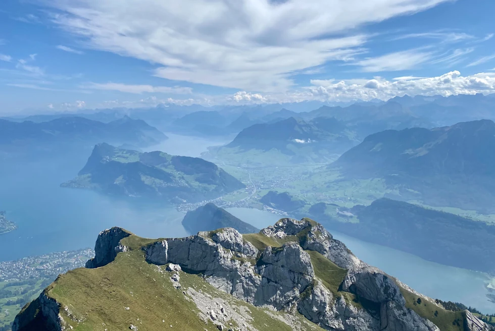 Beautiful green mountains