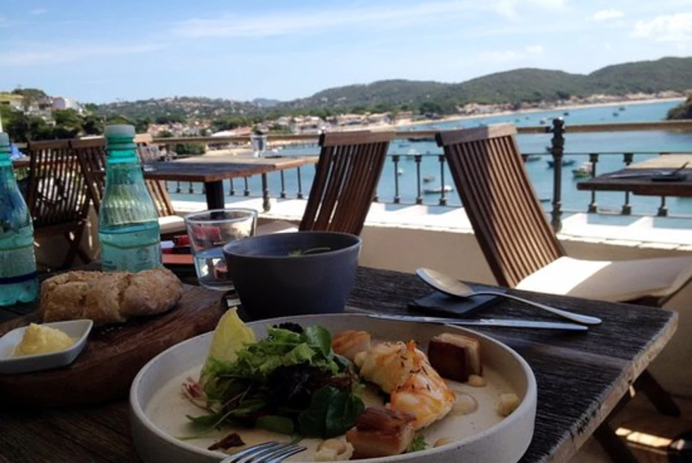 Food on table beautiful view