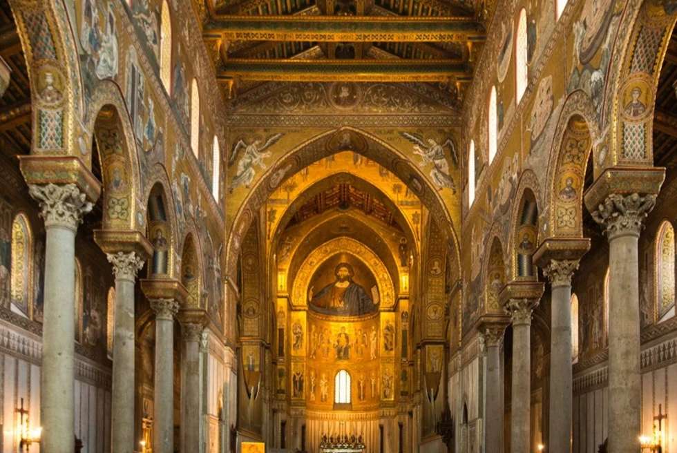 Cattedrale di Monreale is one of the greatest existent examples of Norman architecture.