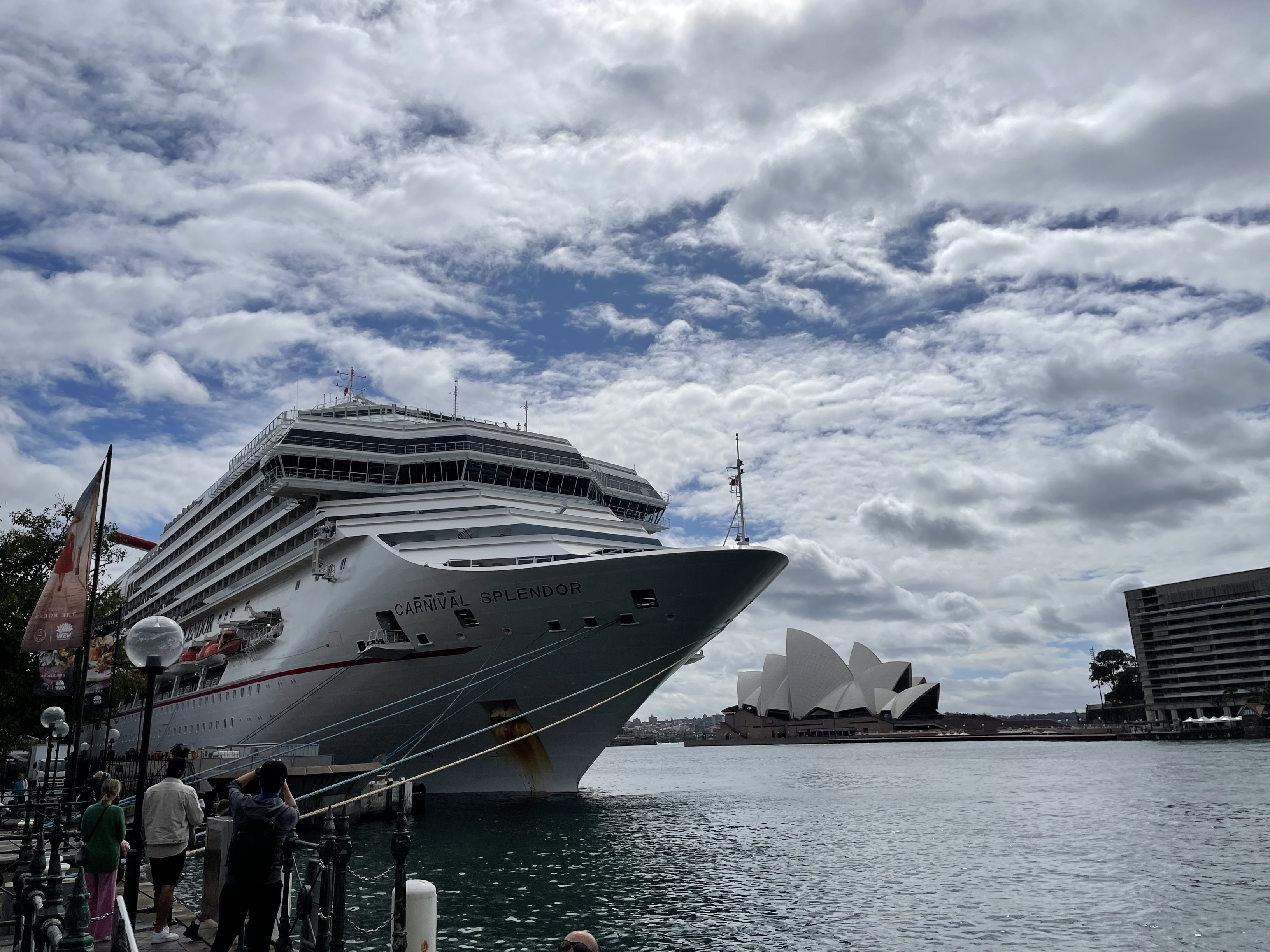 View of a ship and sea