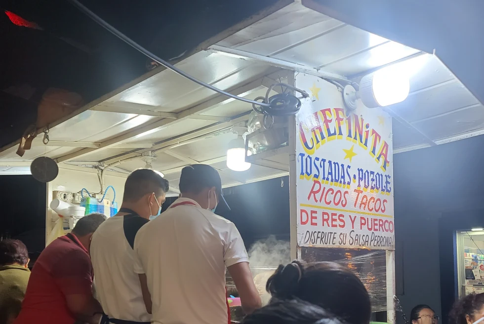 Chefinita is one of the best tacos in Oaxaca.