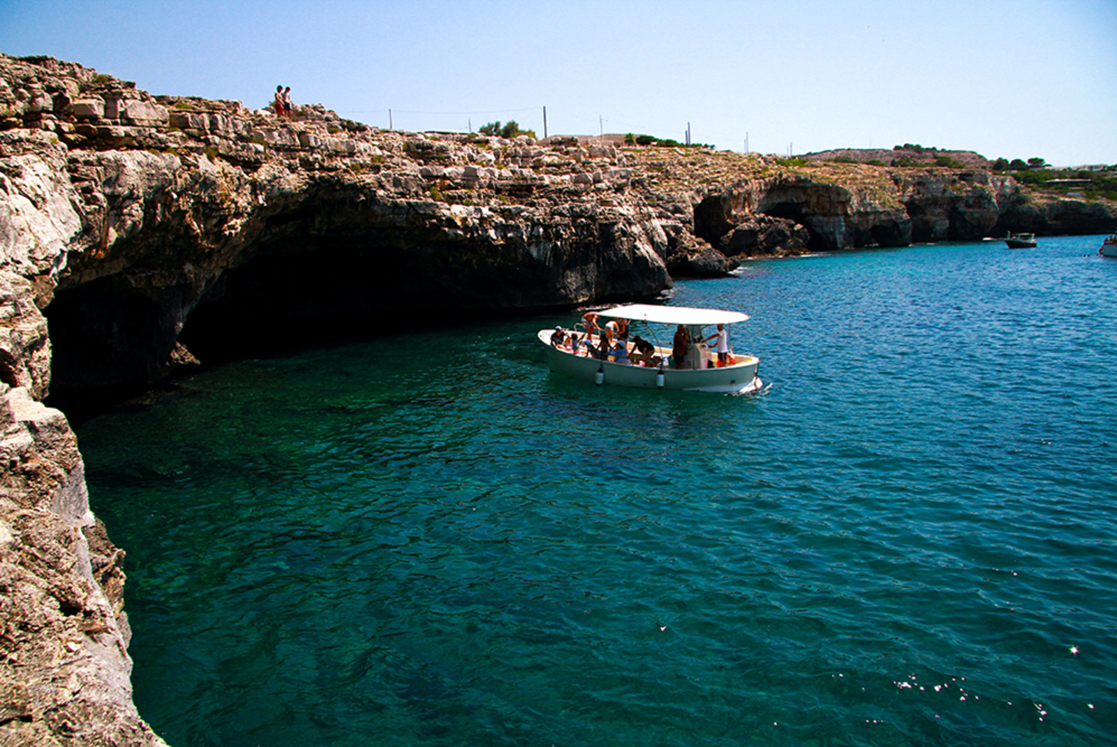 Rent a boat and explore the waters of Santa Maria di Leuca.