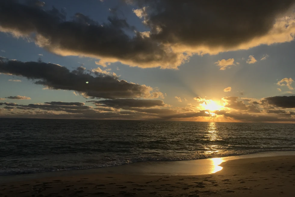 Sunset view at Beach Florida
