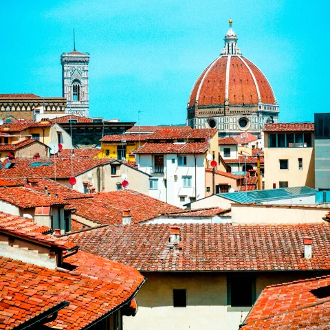 rooftops in florence