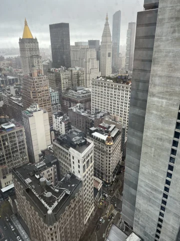 View from 36th-floor room - Sara Jeanne Gulley 
