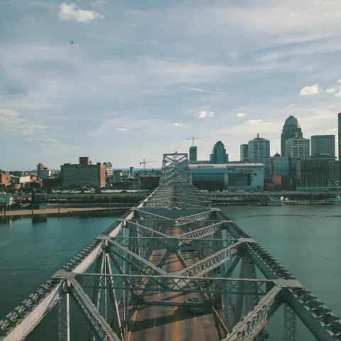 bridge over water during daytime during a louisville bachelor party