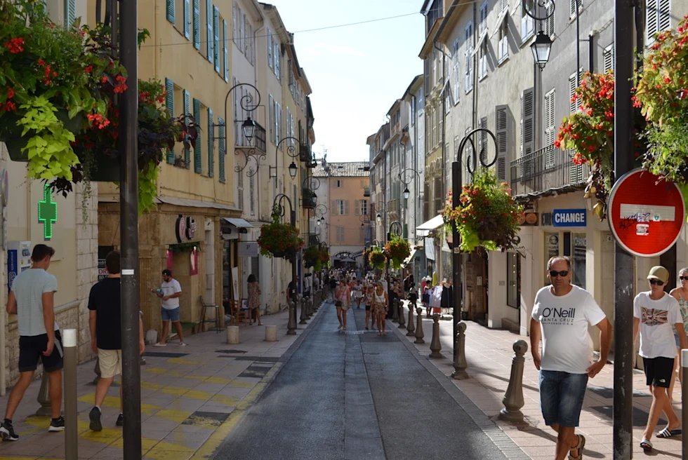 people walking on the street