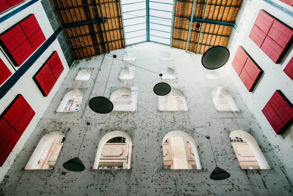 An artsy building in Sao Paolo.