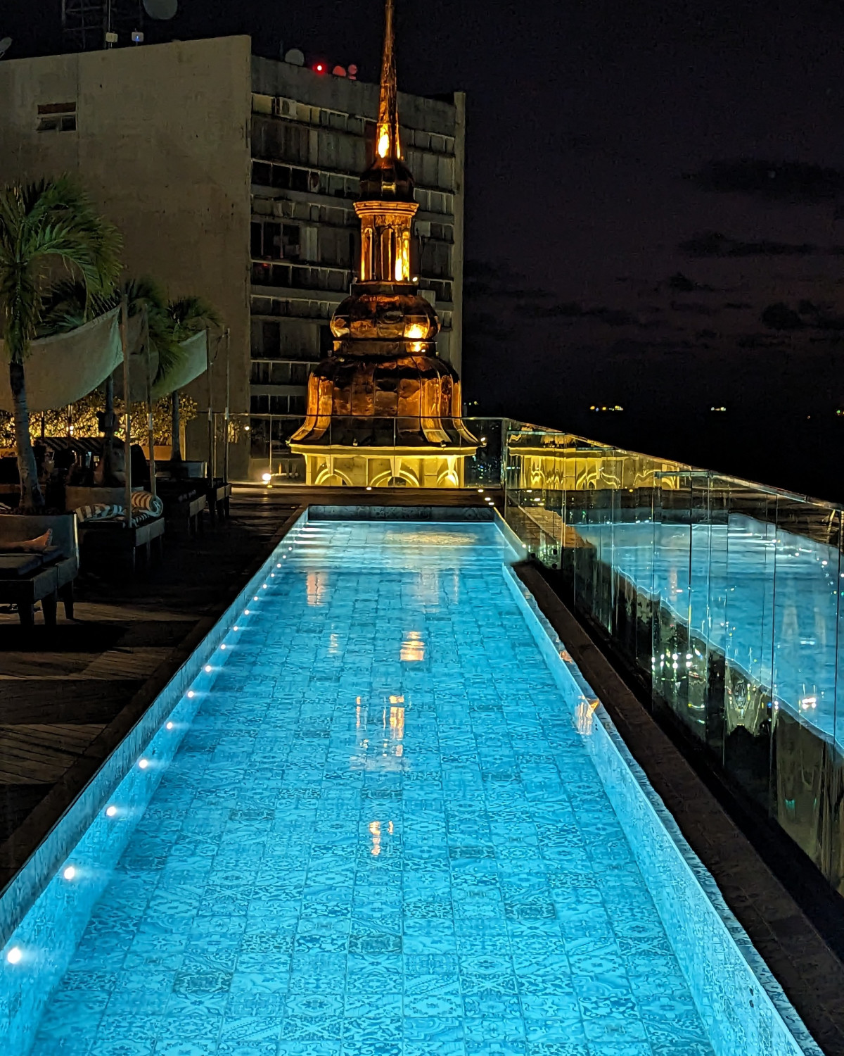 View of the pool