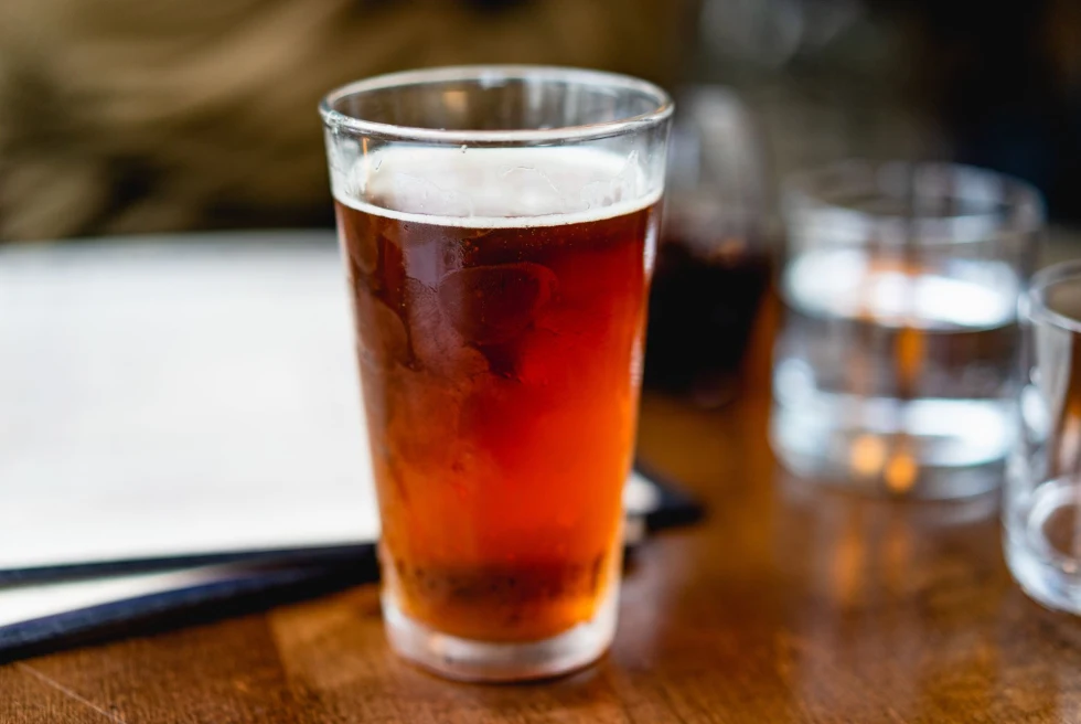 dark pint of beer