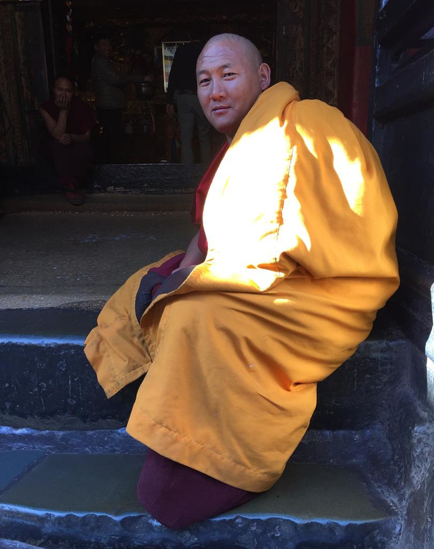 monk sitting