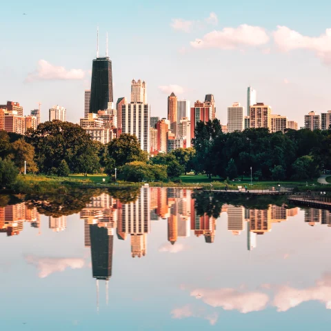 City Skyline in Chicago