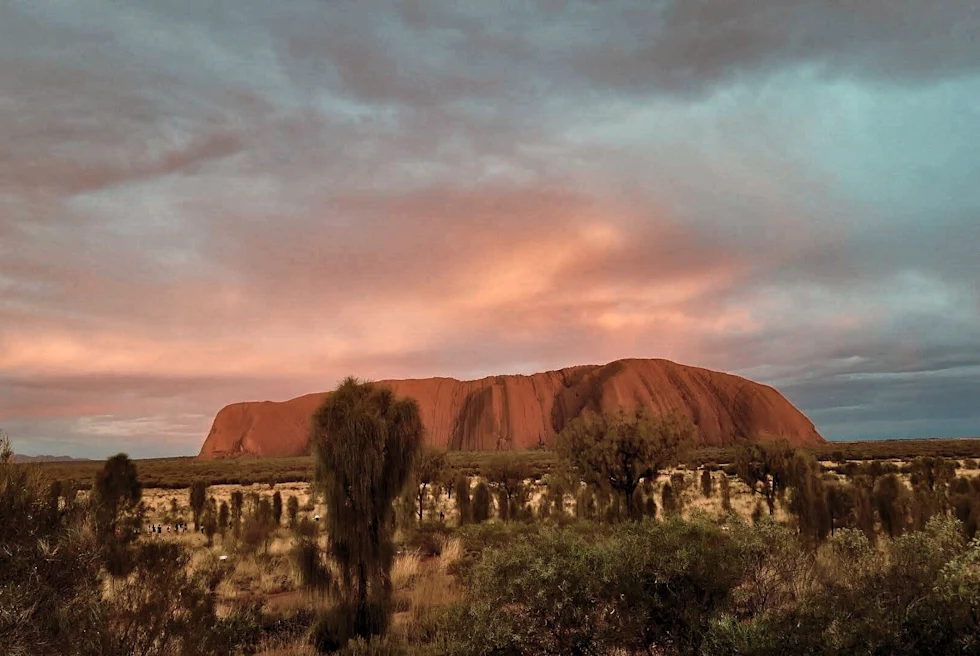 Red Centre's vast terrain is dusty red desert.
