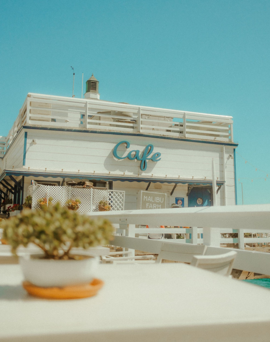 cafe on a pier