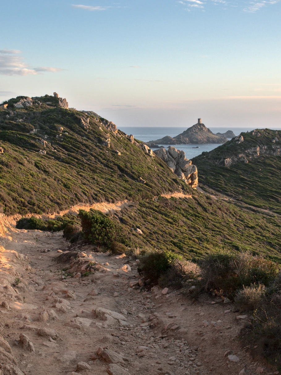 Ajaccio is the capital of Corsica, a French island in the Mediterranean Sea.