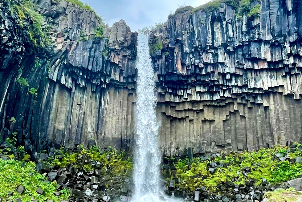 Beautiful waterfall in Iceland