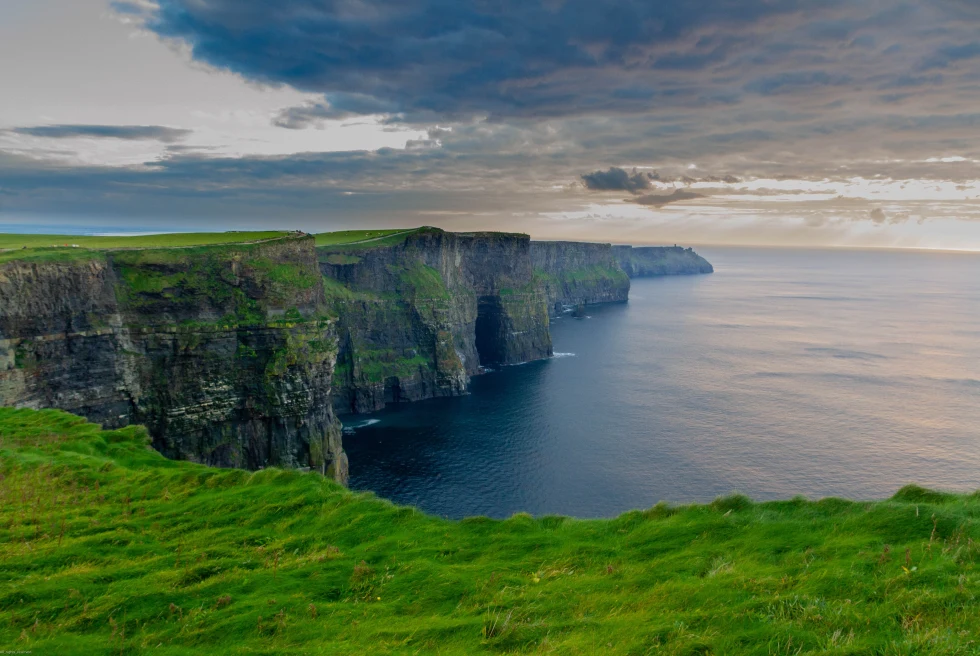 Cliffs of Moher in Ireland. 