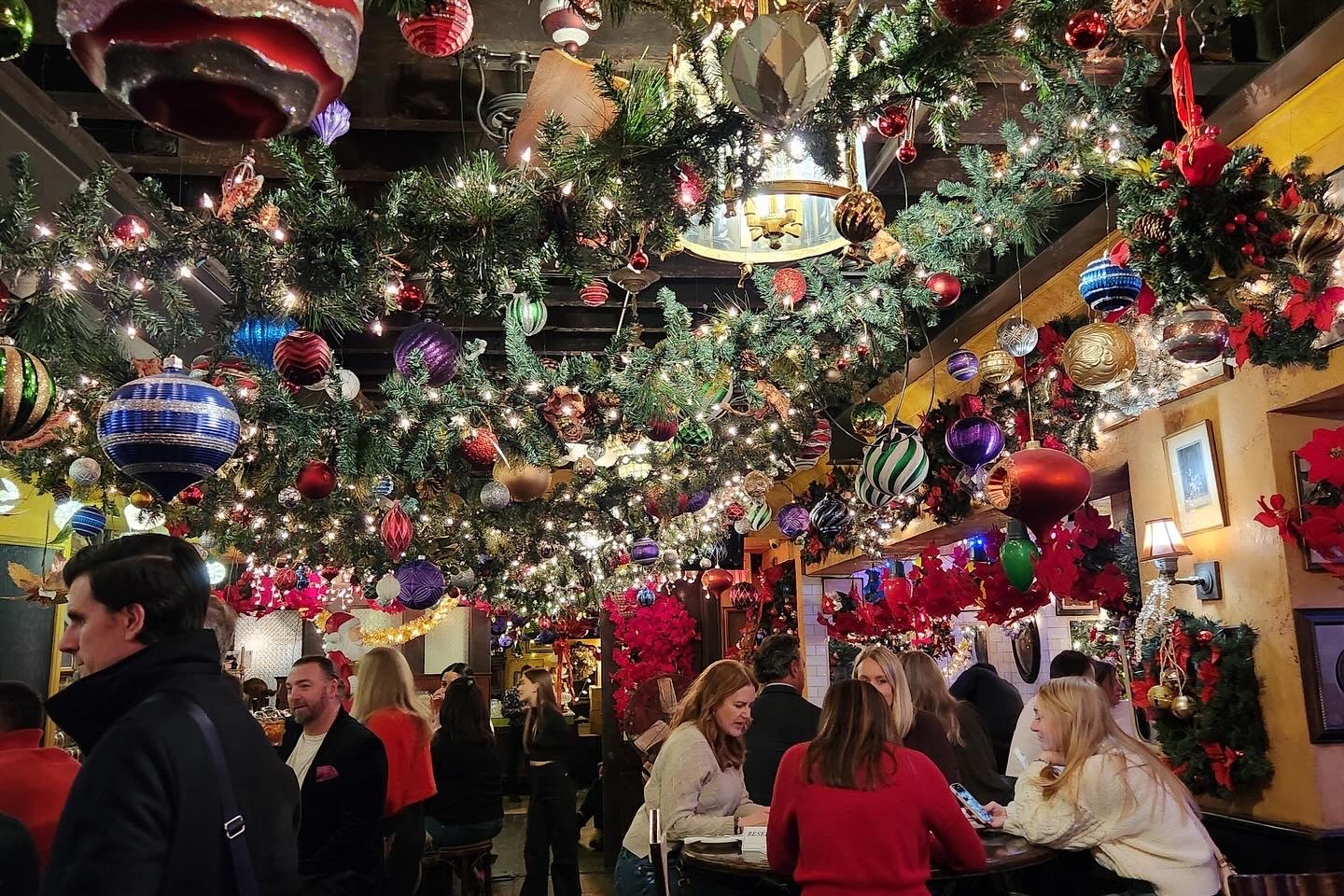 Christmas bar in New York City