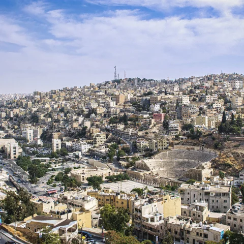 City view of Amman Jordan