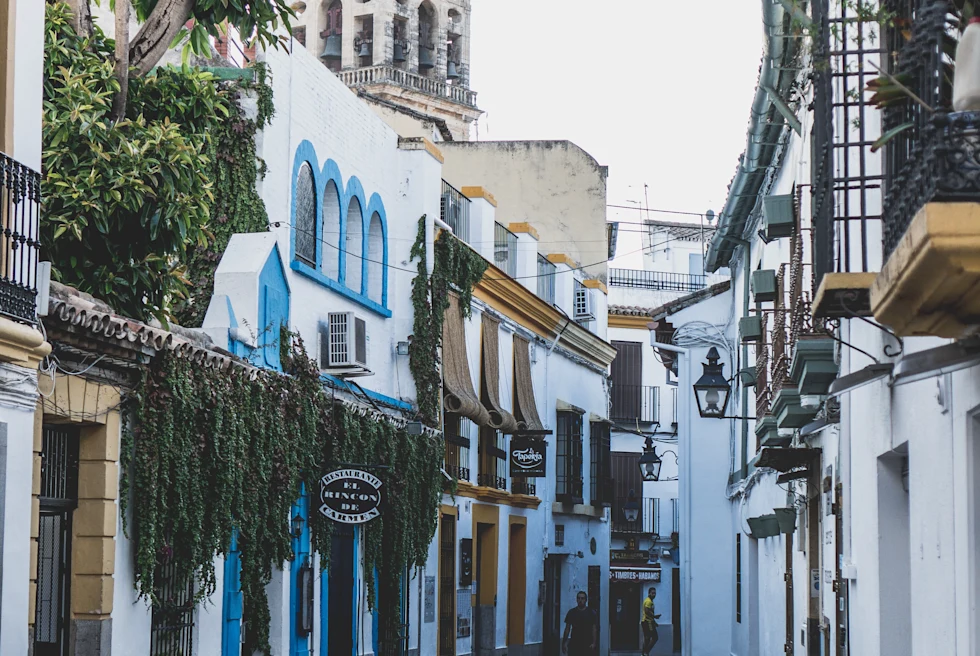 City streets of Cordoba in Andalucia, Spain