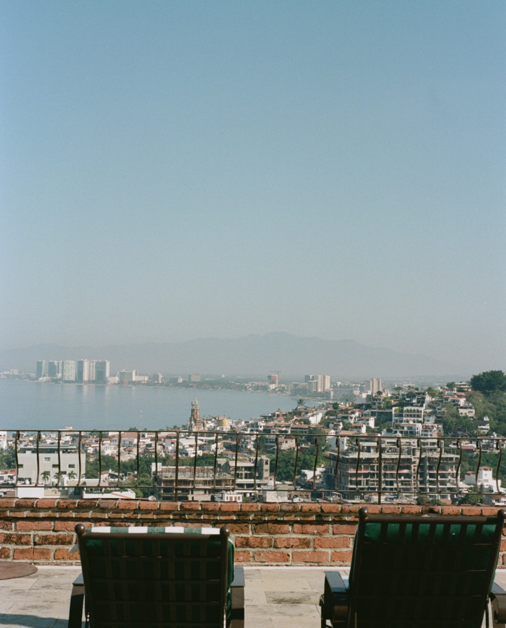 Panoramic view from above of Puerto Vallarta. 