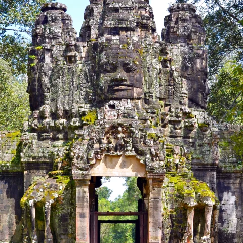  Angkor Wat is an enormous Buddhist temple complex located in northern Cambodia.